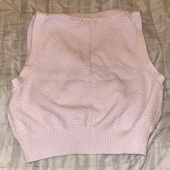 Light purple button down sweater vest - Picture 2 of 2